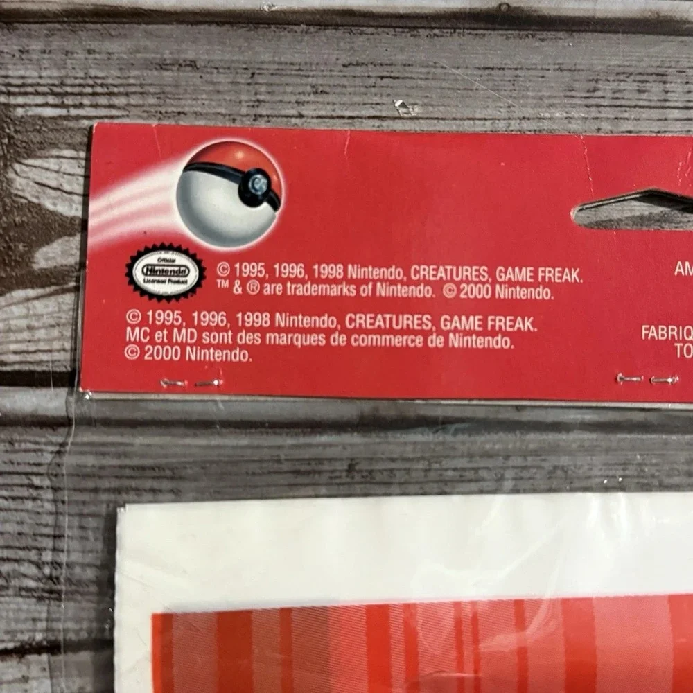 Vintage Pokemon Slowking Lot 3 Packages of 8 Party Gift Loot Bags 2000 Nintendo